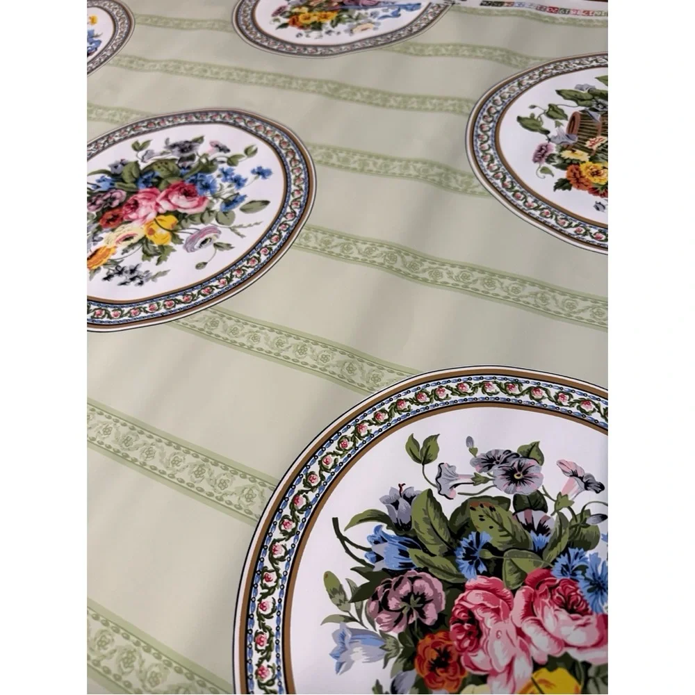 Westgate Vintage Wallpaper Hand Printed Floral Design Croquette 1988 Rare Find